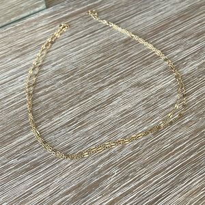 Dainty double stranded necklace